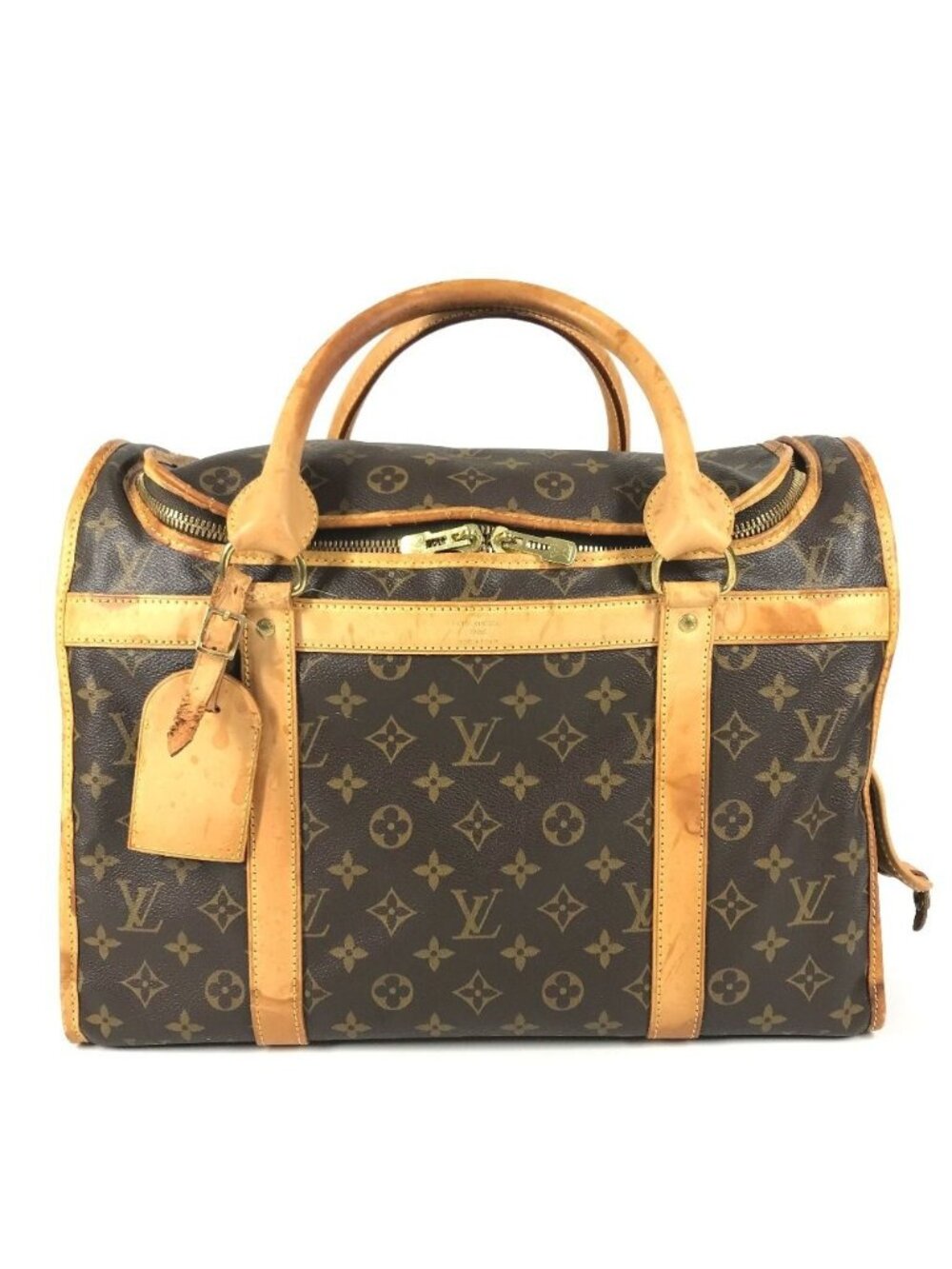 Louis Vuitton Boston Bag Sac Monogram Canvas Brown